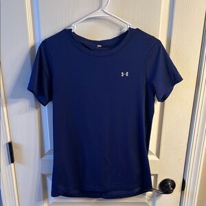 Under Armour Women's Navy Blue T-Shirt